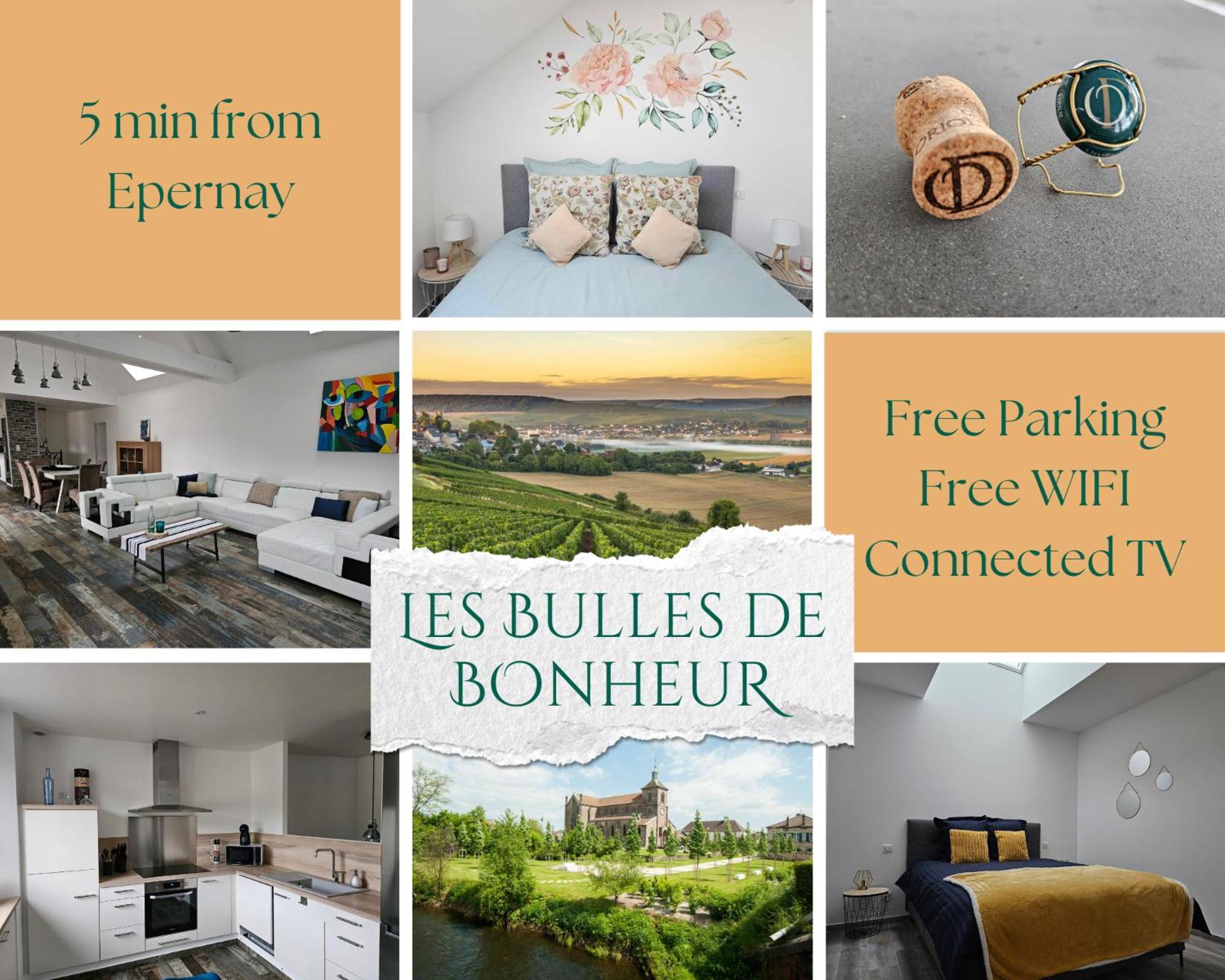 ChouillyLes Bulles De Bonheur - Au Coeur Du Vignoble Champenois公寓 外观 照片